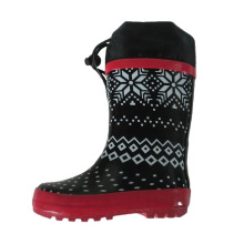 Fashionable Fancy Custom Printing Rubber Rain Boots for Kids